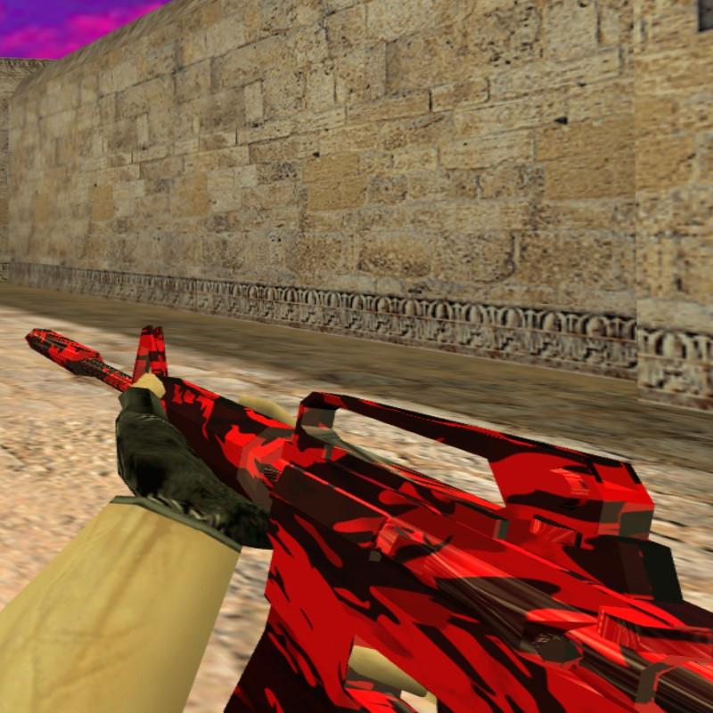 M4A1 «Red Camo»-1